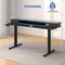 Electric Standing Desk with Adjustable Height, Drawers and Ergonomic Monitor Stand